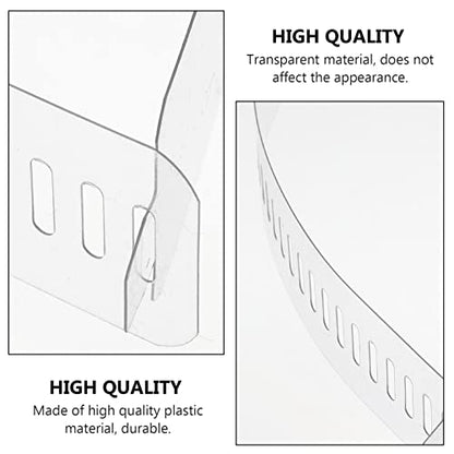 EXCEART 100pcs Shirt Collar Support Shirt Collar Fixing Strips Transparent Adjustable Cloth Collar Stays Collar Inserts Holder for Women Men