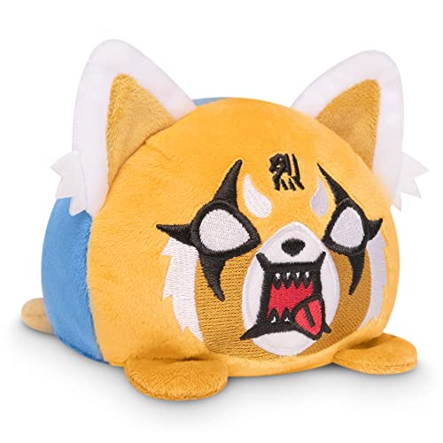 TeeTurtle - The Officially Licensed Original Sanrio Plushie - Aggretsuko - Cute Sensory Fidget Stuffed Animals That Show Your Mood