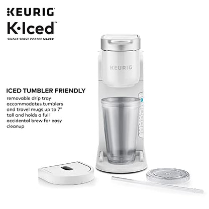 Keurig K-Iced Single Serve Coffee Maker - Brews Hot and Cold - White