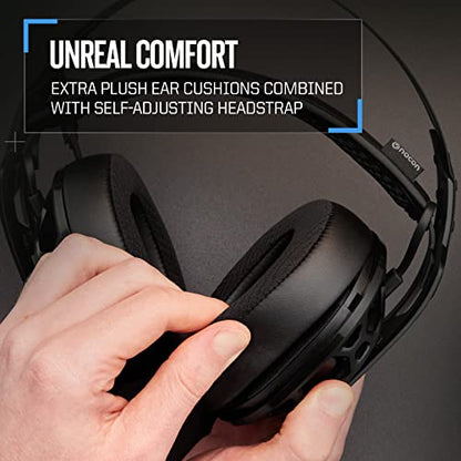 RIG 500 PRO HA Gen 2 Competition Grade PC Gaming Headset with Dolby Atmos 3D Surround Sound - 50mm Speaker Drivers - Flip-to-Mute Mic - Black/Copper