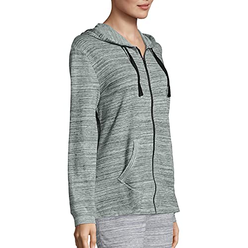 Hanes Women's Sweatshirt, French Terry Full-Zip Hoodie, Women's Hooded Jacket, Women's Zip Hoodie