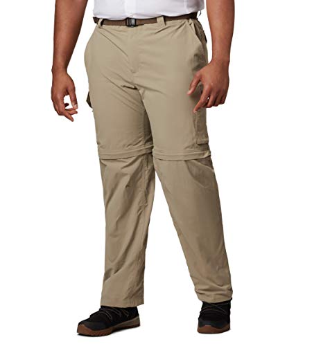 Columbia Men's Silver Ridge Convertible Pant, Breathable, UPF 50 Sun Protection, Tusk, 38x32