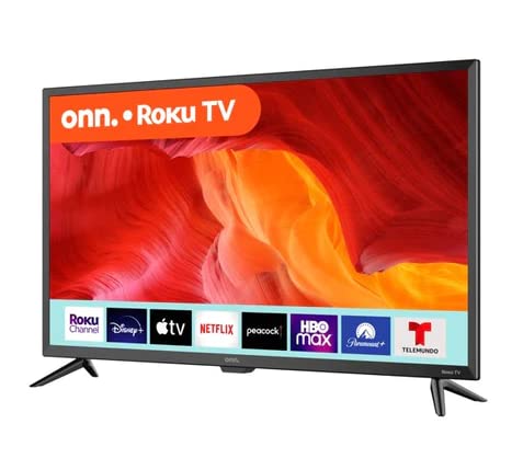 ONN 32-Inch Class HD (720P) LED Smart TV Compatible with Netflix, Disney+, YouTube, Apple TV, Alexa and Google Assistant - 100012589 (Renewed)