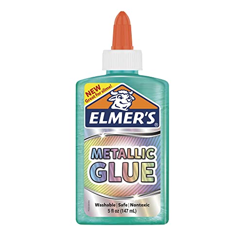 Elmer's Metallic School Glue, 5 Ounces, Teal