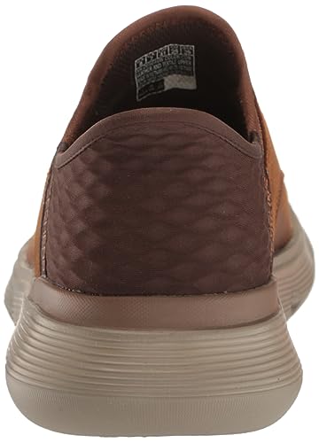 Skechers Men's Garza-Gervin Slip-in Moccasin, Brown, 11