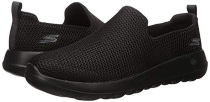 Skechers mens Go Max-athletic Air Mesh Slip on Walking Shoe, Black, 10.5 US, 54600-BBK