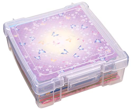 ArtBin 6953AB ClearView 6" x 6" Box Art & Craft Organizer, [1] Plastic Storage Case, Clear