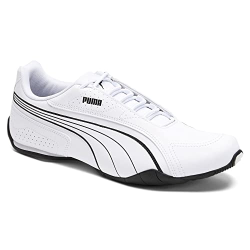 PUMA Mens Redon Bungee Lace Up Sneakers Casual Shoes Casual - White - Size 10 M