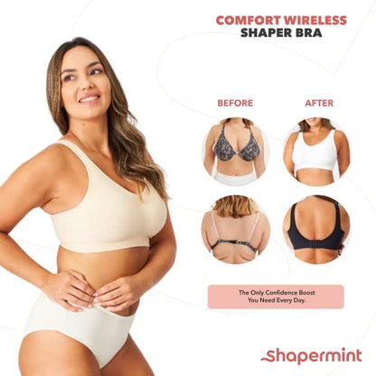 SHAPERMINT Bras for Women - Womens Bras, Compression Bra, Wirefree Bra, from Small to Plus Size Bras for Women