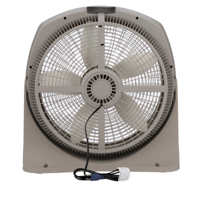 Lasko 20" Wind Tunnel 3-Speed Fan with Remote, Model A20700, Gray