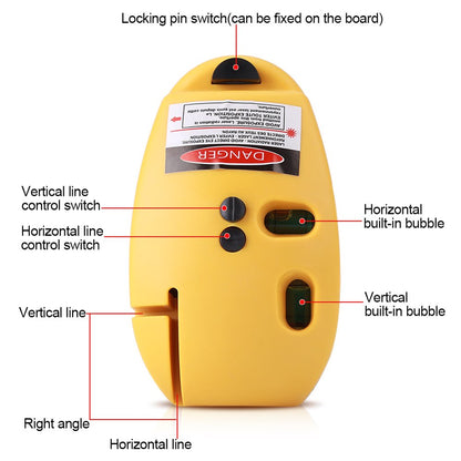 Straight Line Tool Infrared  Level Leveling Tool  Level 2 Lines DIY Home Enthusiast Home-Renovation Project