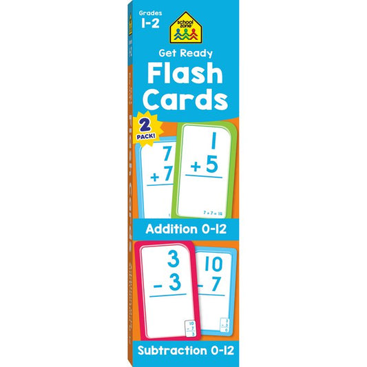 School Zone Get Ready Addition & Subtraction 2-Pack Flash Cards (Other)