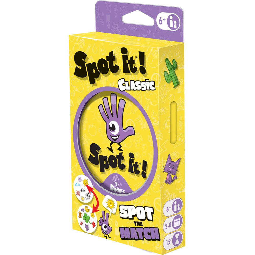 Spot It Classic Eco-Blister Family Card Game for Ages 6 and up, from Asmodee