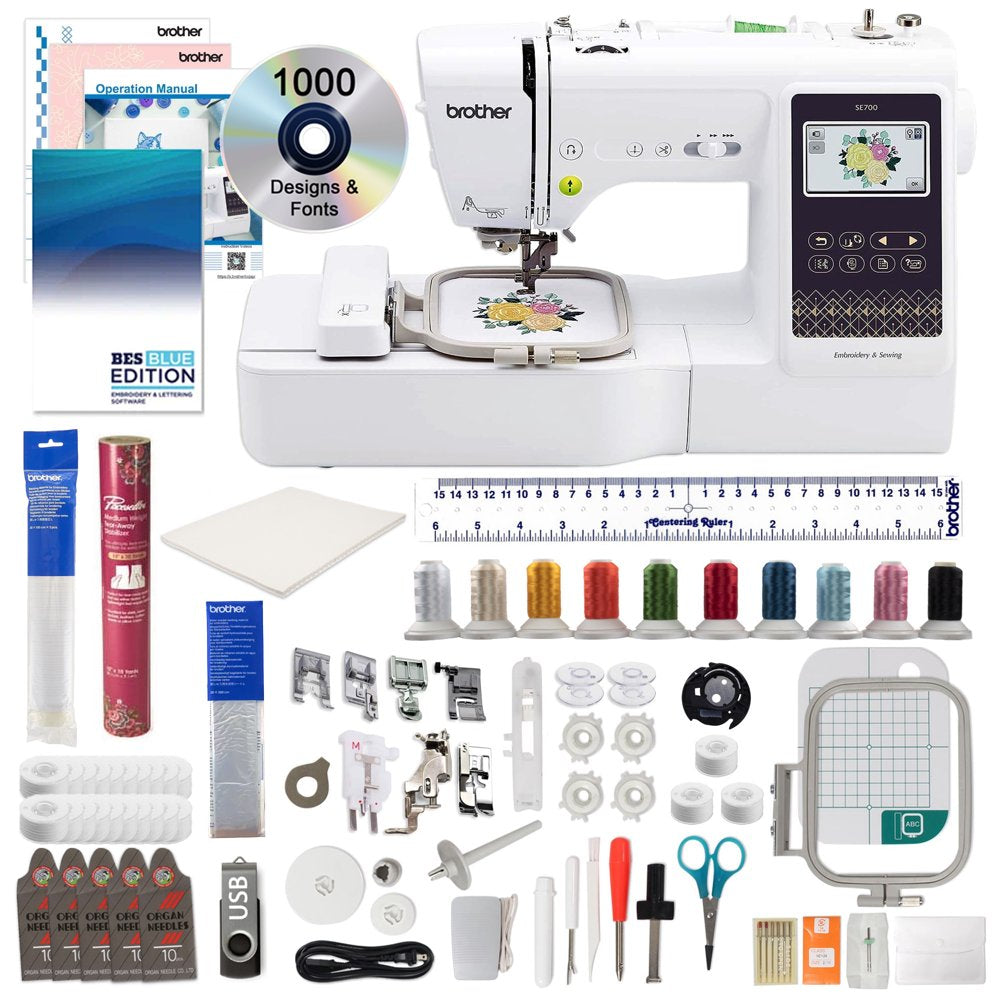 Brother SE700 Sewing and Embroidery Machine with $799 Bonus Bundle