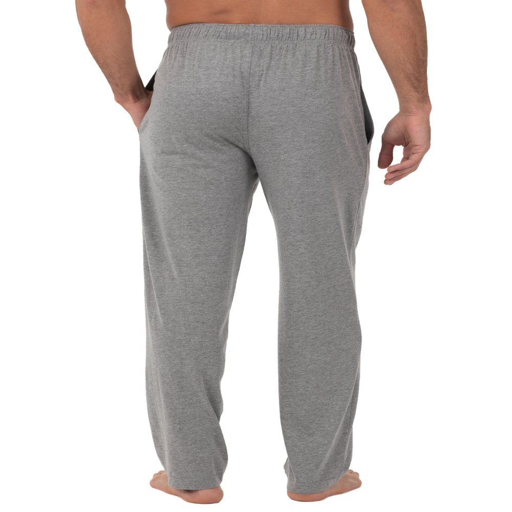 Fruit of the Loom Men's and Big Men's Jersey Knit Pajama Pants, Sizes S-6XL