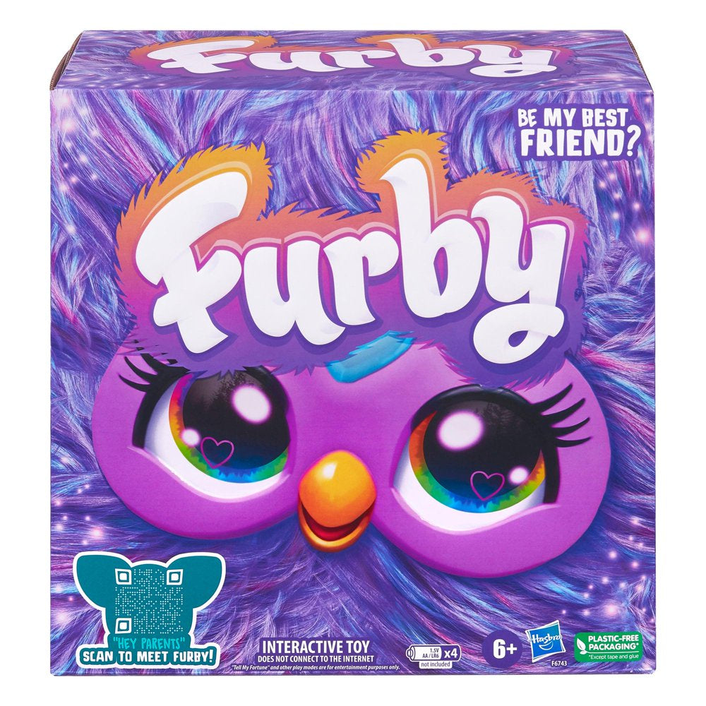 Furby Purple Plush Interactive Toys for 6 Year Old Girls & Boys & Up