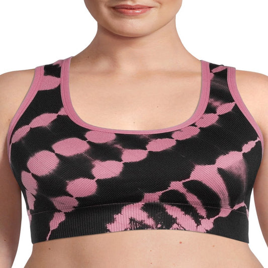 Women’S plus Size Seamless Printed Sports Bra