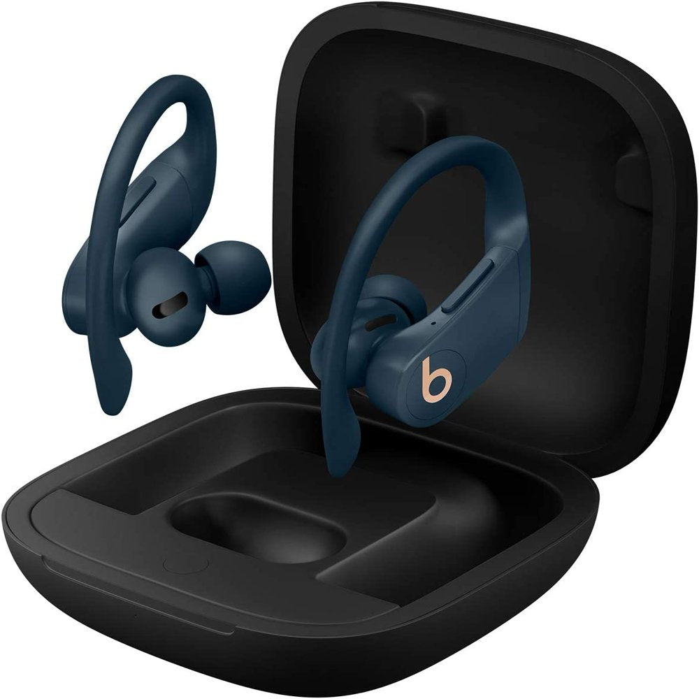 Restored Beats Powerbeats Pro High-Performance Wireless Earbuds - H1 Chip, Class 1 Bluetooth, 9 Hours of Listening Time, Sweat Resistant, Built-In Microphone - (Navy)