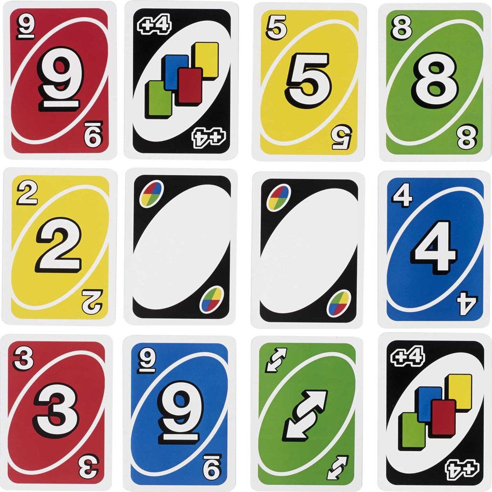 Giant UNO Card Game for Kids, Adults and Family Night, 108 Oversized Cards for 2-10 Players