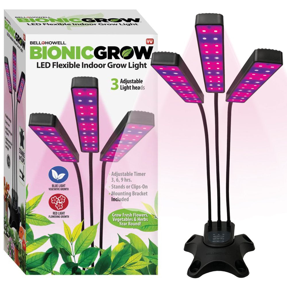 Bell + Howell Bionic Grow LED Flexible Indoor Grow Light for Indoor Plants