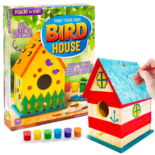 Paint Your Own Birdhouse Kit, Boys and Girls, Child, Ages 6+