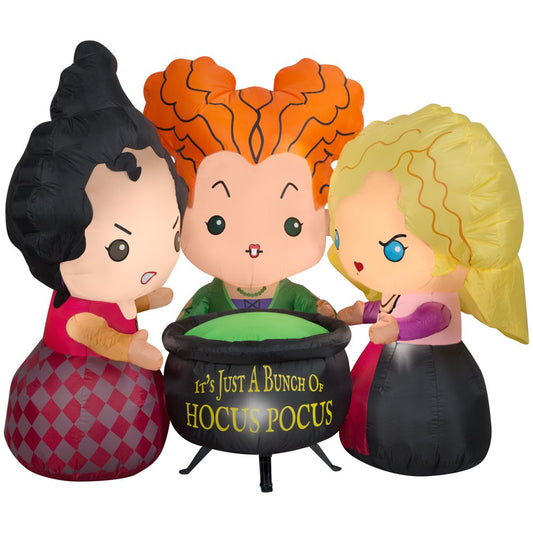 Airblown Inflatables Hocus Pocus Sisters Disney 4 Ft Tall