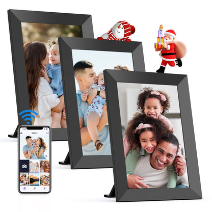 10.1 Inch WiFi Digital Photo Frame 3Pack, Nusican Smart Cloud HD Touch Screen Picture Frame with 32G Storage, Electronic WiFi Photo Frame Support share instant Photo &Video, Best Gift for Friends !