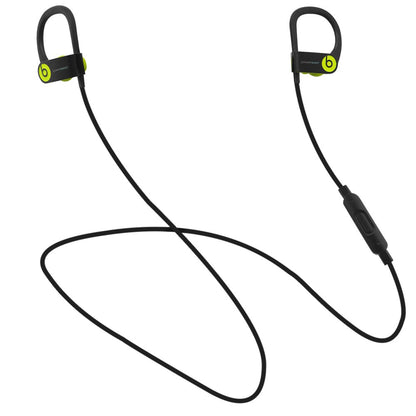 Restored Beats Powerbeats3 Wireless Earphones - Shock Yellow with Cable