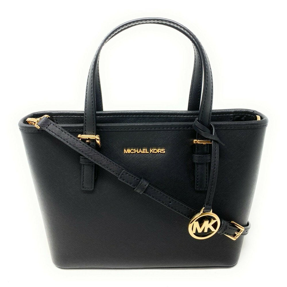 Michael Kors 35T9Gtvt0B Jet Set Travel Extra-Small Logo Top-Zip Tote Bag in Pwd Blsh Mlt