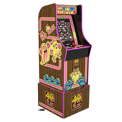 Arcade1Up Ms. Pac Man 40th Anniversary 10 In 1 Arcade Video Game Machine