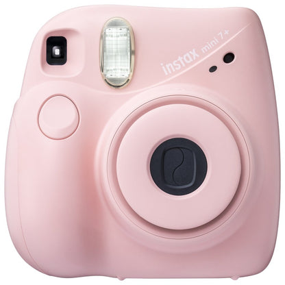 Fujifilm INSTAX Mini 7+ Exclusive Blister Bundle with Bonus Pack of Film (10-pack Mini Film), Light Pink