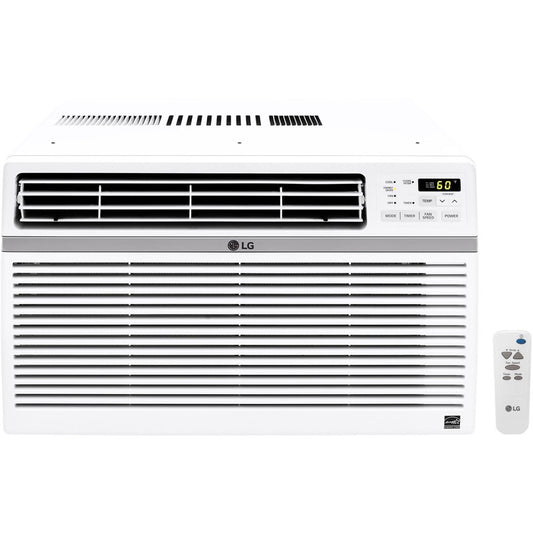 LG 12,000 BTU Window Air Conditioner, Cools 550 Sq.Ft. (22' X 25' Room Size), Quiet Operation, Electronic Control with Remote, 3 Cooling & Fan Speeds, ENERGY STAR®, Auto Restart, 115V