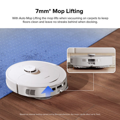 Roborock® Q Revo Robot Vacuum and Mop with Self-Emptying, Self-Drying, 5,500Pa Suction, Obstacle Avoidance(White)