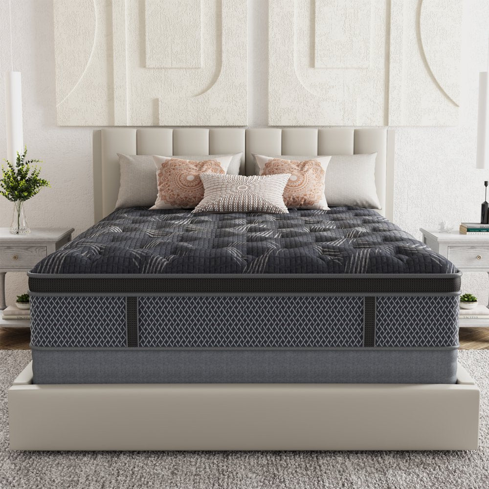 Behost 10" Full Mattress Hybrid Mattress CertiPUR-US Certified Memory Foam Pocket Spring Mattress in a Box