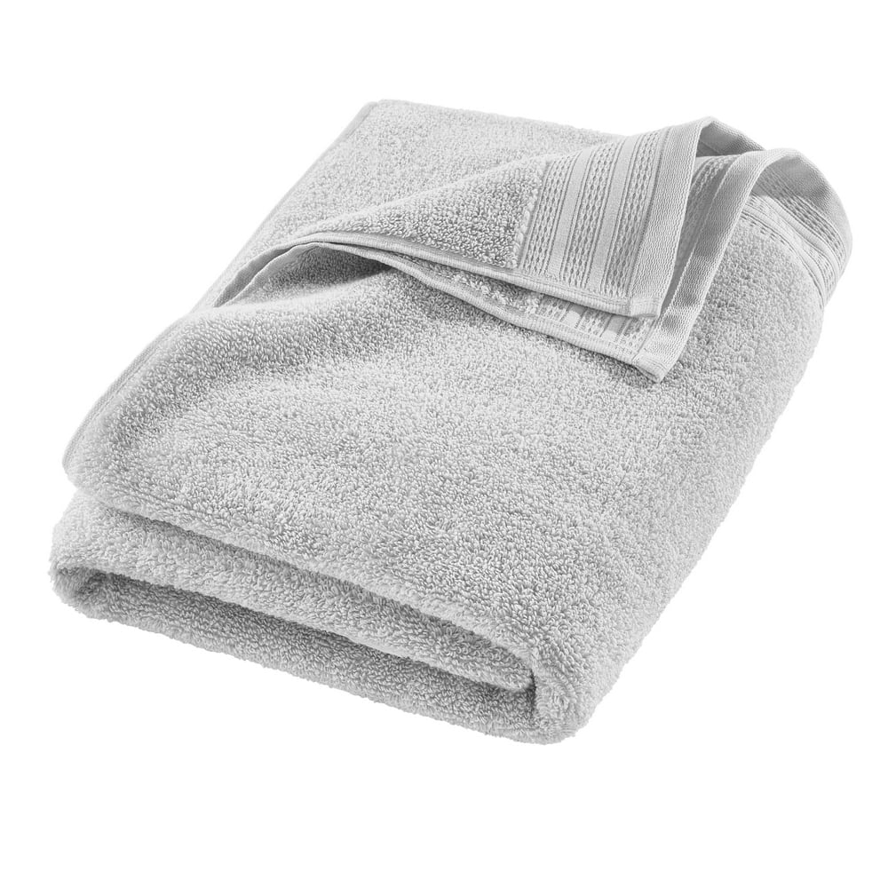 Hotel Style Egyptian Cotton Bath Towel, Platinum Silver