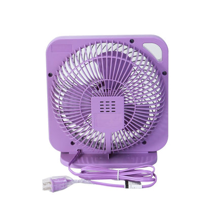 Mainstays 9 Inch Personal Box Fan with 3 Speeds Berry Chill