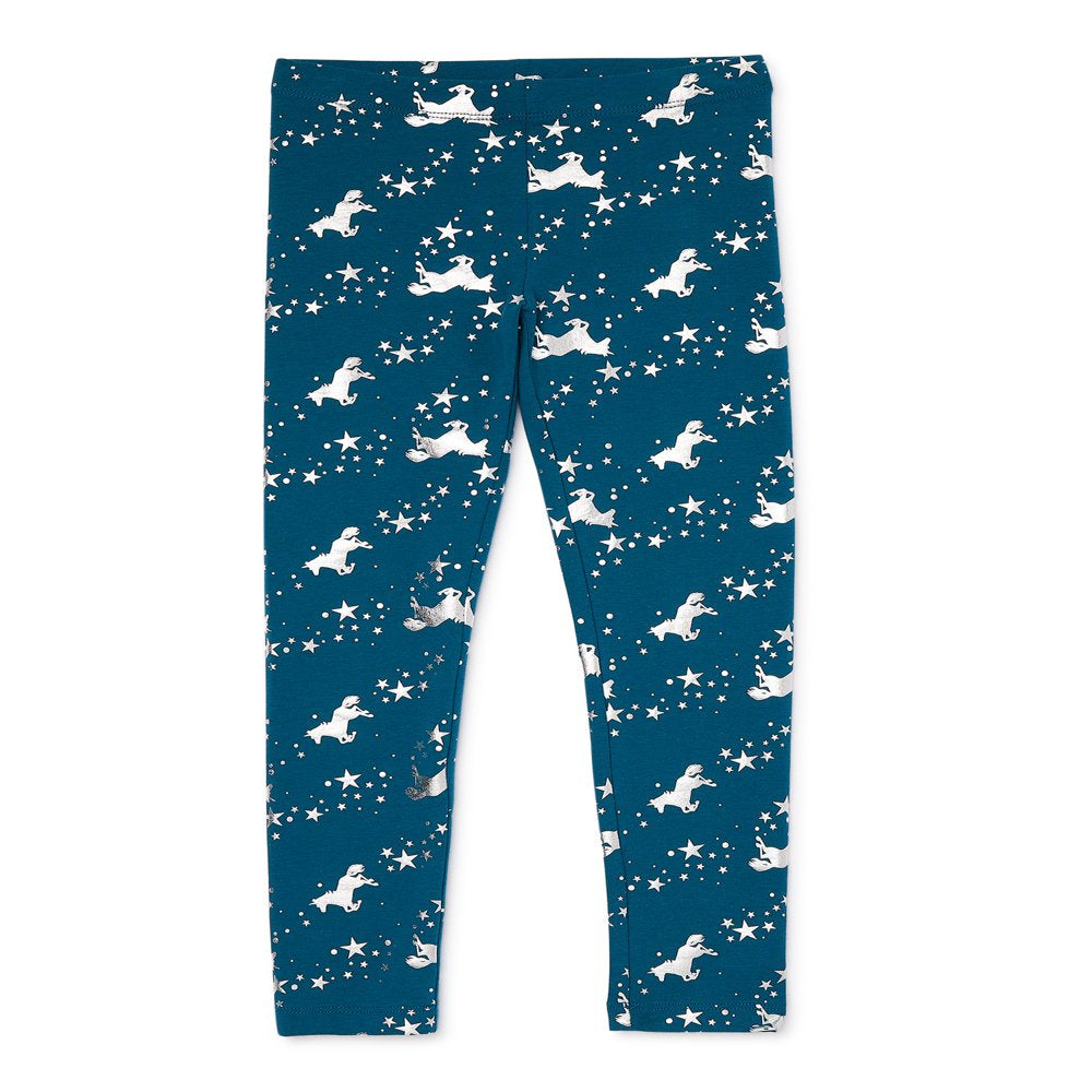 Wonder Nation Girls Kid Tough Leggings, Sizes 4-18 & Plus