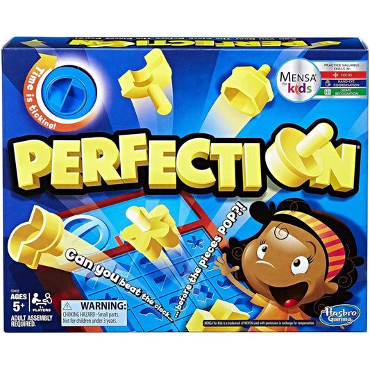 Perfection Game - a fast paced game from Hasbro Gaming for ages 5+