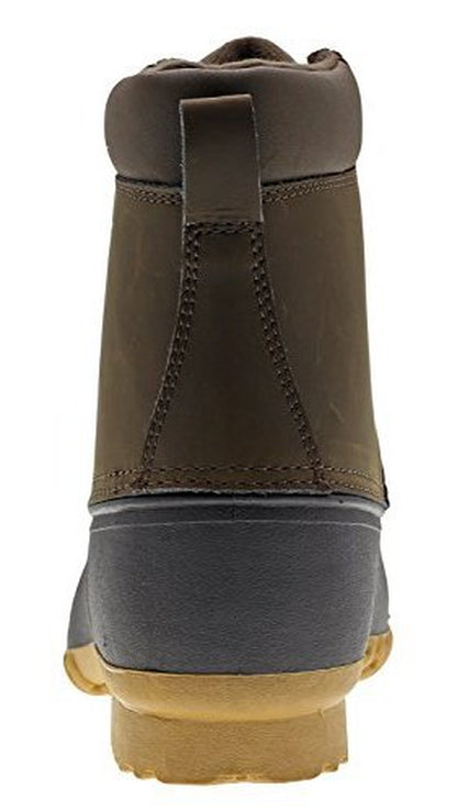 ARCTICSHIELD Men'S Insulated Duck Boots, Dark Brown, Sz 10