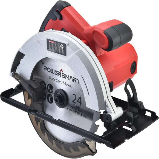 14 Amp 7-1/4 inch Electric Circular Saw Corded Wood Saw Red ,PS4015