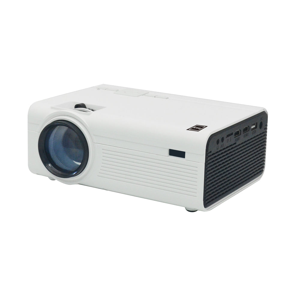 RCA 480P LCD Home Theater Projector - Up to 130" RPJ136, 1.5 LB, White