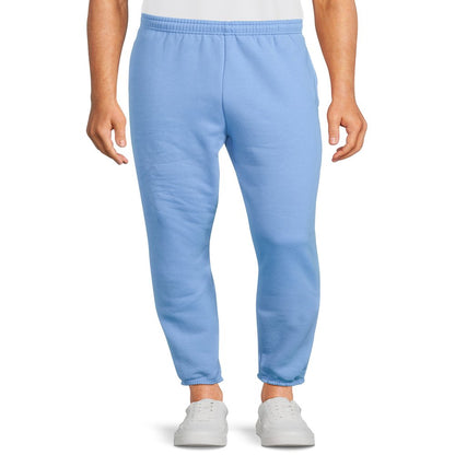 Athletic Works Men's Fleece Elastic Bottom Sweatpants, Sizes S-4XL