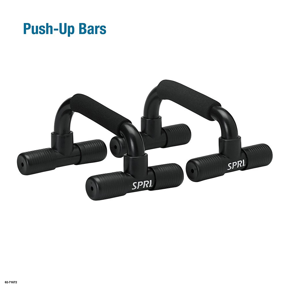 Gym Essentials Kit, Includes Jump Rope, Push-up Bars, Ab Wheel and Medium Resistance Tube