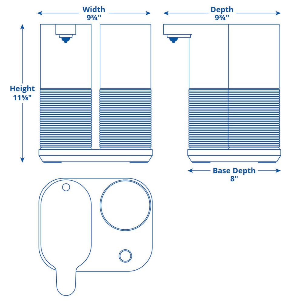 Aquasana Clean Water Machine - Countertop Water Filter System - AQ-CWM2-B