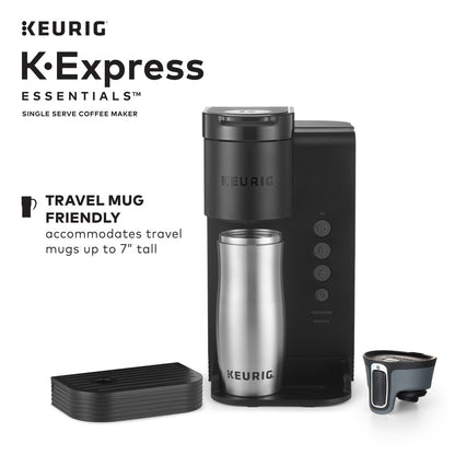 Keurig K-Express Essentials Single Serve K-Cup Pod Coffee Maker, Black