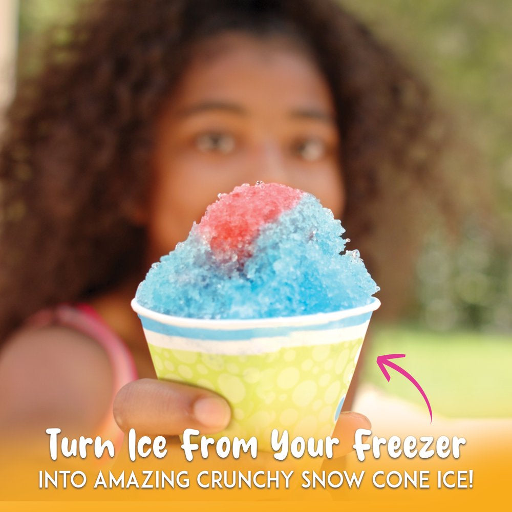 Hawaiian Shaved Ice Kid-Friendly Snow Cone Machine Package with Syrup and Accessories, Multicolor