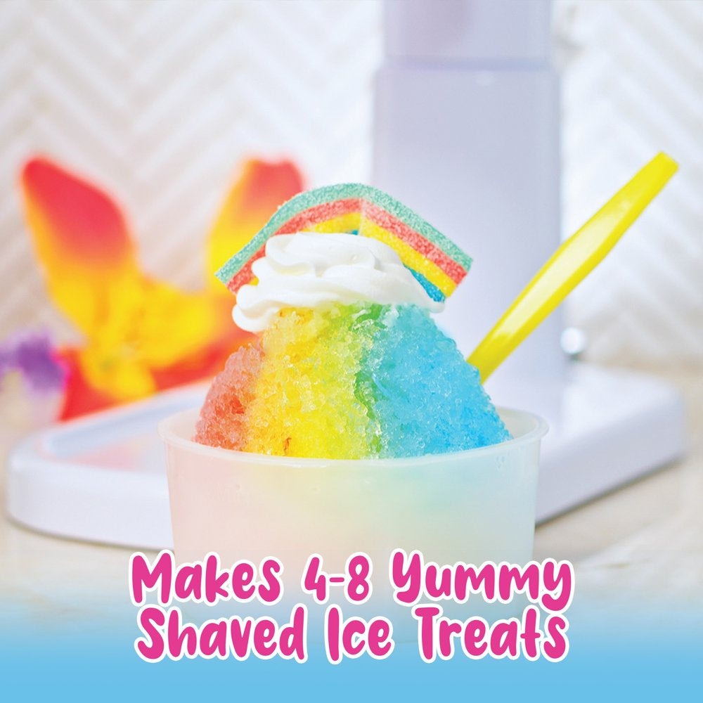 Hawaiian Shaved Ice Kid-Friendly Snow Cone Machine Package with Syrup and Accessories, Multicolor