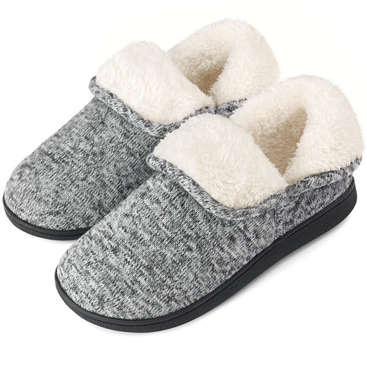 VONMAY Women's Fuzzy Slippers Booties Indoor Outdoor House Shoes