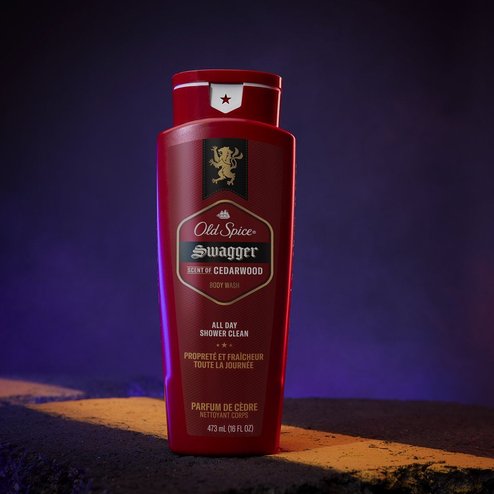 ($50 VALUE) Old Spice Swagger Holiday Men's Gift Pack with Body Wash, Dry Spray, and 2in1 Shampoo and Conditioner