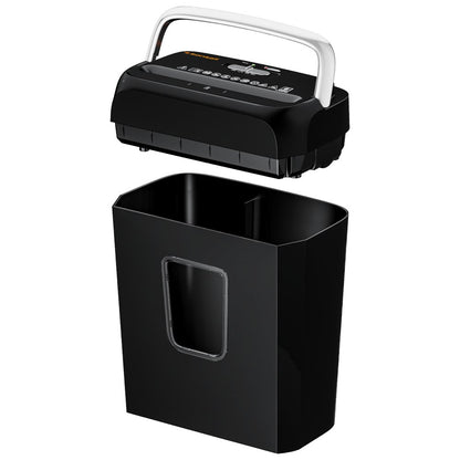 Paper Shredder 6-Sheet Cross Cut Shredder for Home Office Use